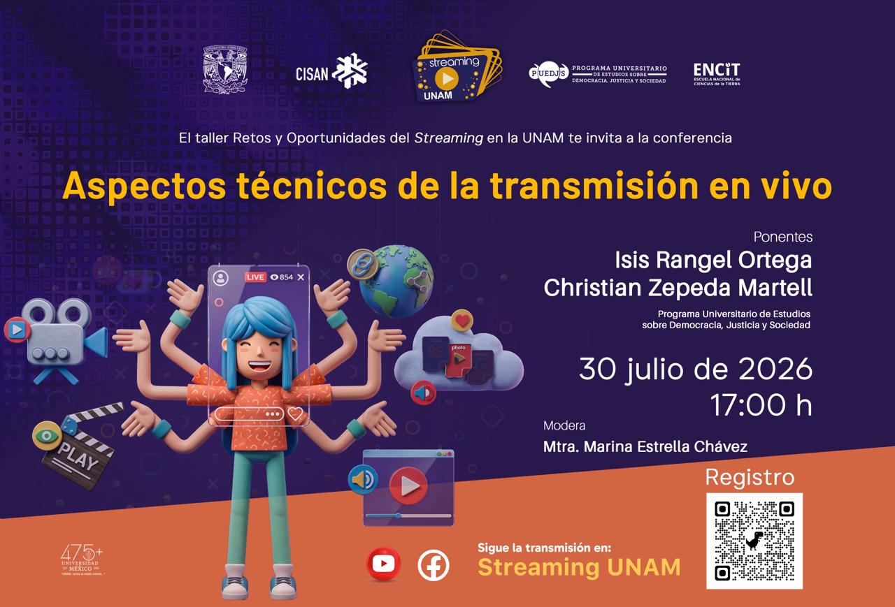 Aspectos técnicos de la transmisión en vivo
