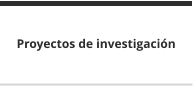 Proyectos de investigación