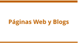 Páginas Web y Blogs